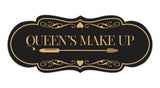 Signs ByLITA Designer Queen's Makeup Area Wall or Door Sign