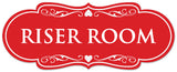 Signs ByLITA Designer Riser Room Sign - Easy Installation | Durable Wall or Door Sign