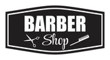 Signs ByLITA Fancy Barber Shop Easy Installation | Durable Construction | Barbers | Grooming and Styling | Hair Wall or Door Sign
