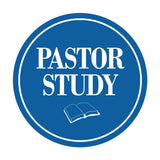 Signs ByLITA Circle Pastor Study Wall or Door Sign