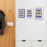 Designs ByLITA Proud To Be A Woman, Wall Print Art | Home Decor