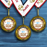 All Quality Wreath Ready set Bake Medal | Competition | High Quality Metal Medal - 1st, 2nd, 3rd Place