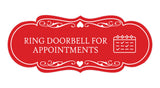 Signs ByLITA Designer Ring Doorbell for Appointments Wall or Door Sign