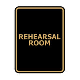Signs ByLITA Portrait Round Rehearsal Room Door or Wall Sign Easy Installation | Directing Artists & Co-Workers | Music | Concert | Festivals