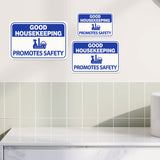 Classic Framed Plus Good Housekeeping Promotes Safety Door or Wall Sign | Office Housekeeping Signage