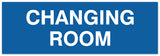 Signs ByLITA Basic Changing Room Sign | Easy Installation | Durable Wall or Door Sign