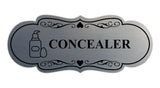 Signs ByLITA Designer Concealer Makeup Area Wall or Door Sign