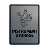 Signs ByLITA Portrait Round Instrument Storage Door or Wall Sign Easy Installation | Directing Artists & Co-Workers | Music | Concert | Festivals