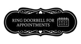 Signs ByLITA Designer Ring Doorbell for Appointments Wall or Door Sign