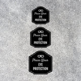 Heritage Plus Please Wear Eye Protection Wall or Door Sign | Public Spaces & Office Signage
