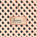 Jesus Is Lord 5x10 Hanging Plus Wall or Door Sign | Religious Home Decor