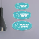Victorian Plus Hydration Station Wall or Door Sign | Business & Public Signage