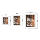 Designs ByLITA I Am Blessed With The Best Mom, Wall Print Art | Religious Home Decor (Unframed or Framed)