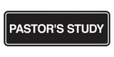 Signs ByLITA Standard Pastor's Study Wall or Door Sign