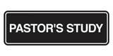 Signs ByLITA Standard Pastor's Study Wall or Door Sign