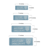 Standard Plus Proud to Offer A Military Discount Wall or Door Sign | Veteran Support Signage