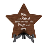 Good Morning Star Table Sign | Family and Faith Home Decor | Church And Home Table Signs