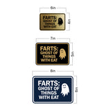Signs ByLITA Classic Framed Farts: Ghost Of Things With Eat Wall or Door Sign