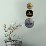 Signs ByLITA Circle Hygienist Wall or Door Sign