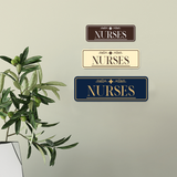 Signs ByLITA Nurses Graphic Medical Office Decor Wall or Door Sign