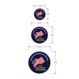 Circle Plus Home of American Heroes: U.S. Military Veterans Door or Wall Sign Honor Veterans with Military Signs | US Pride | Veteran Gratitude and Discount Signs