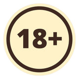 Signs ByLITA Circle 18+ Graphic Door or Wall Sign | Easy Installation | Durable Construction | Promote Health And Safety | Caution Warning Sign for Home, Business and Office Spaces