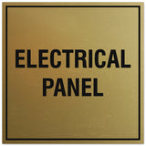 Signs ByLITA Square Electrical Panel Sign - Easy Installation | Durable Material