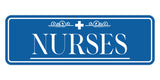 Signs ByLITA Nurses Graphic Medical Office Decor Wall or Door Sign