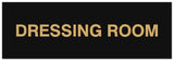 Signs ByLITA Basic Dressing Room Sign - Laser-Engraved Lettering | Durable ABS Plastic | Vibrant Colors | Powerful Foam Tape