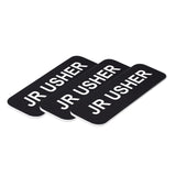 Jr Usher 1 x 3" Name Tag, (3 Pack)