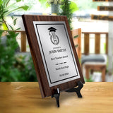 Teacher Recognition Customizable Award Plaque | Achievement and Service Personalizable Plaques