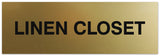 Signs ByLITA Basic Linen Closet Sign - Easy Installation | Durable Material