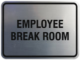 Signs ByLITA Classic Framed Employee Break Room Sign - Easy Installation | Durable Wall or Door