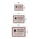 Classic Framed Plus Prayer Leader – Faithfully Supporting Through Prayer Door or Wall Sign | Place of Worship Signs