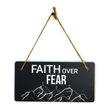 Inspirational and Motivational Religious 5x10 Hanging Plus Wall or Door Sign
