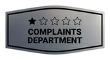 Signs ByLITA Fancy Complaints Department Funny Office Wall or Door Sign