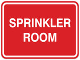 Signs ByLITA Classic Framed SPRINKLER ROOM Door or Wall Sign Durable ABS Plastic | Laser Engraved | Easy Installation | Elegant Design