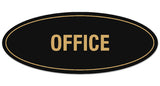 Signs ByLITA Oval Office Sign - Laser-Engraved Lettering | Durable ABS Plastic | Vibrant Colors | Powerful Foam Tape