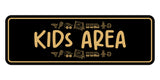 Signs ByLITA Standard Kids Area (Toy vector) Wall or Door Sign