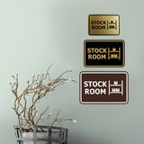 Signs ByLITA Classic Framed Stock Room Wall or Door Sign