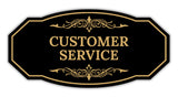 Signs ByLITA Victorian Customer Service Department Graphic Wall or Door Sign