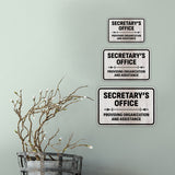 Classic Framed Plus Secretary’s Office – Providing Organization and Assistance Door or Wall Sign | Church and Place of Worship Signs