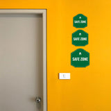 Heritage Plus Safe Zone Wall or Door Sign | Public Spaces Signage