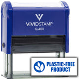 All Quality Plastic-Free Product Self-Inking Rubber Stamp
