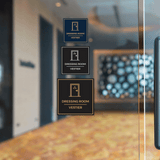 Signs ByLITA Square Dressing Room Wall or Door Sign | Spanish Bilingual Signs