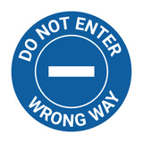 Signs ByLITA Circle Do Not Enter, Wrong Way Wall or Door Sign