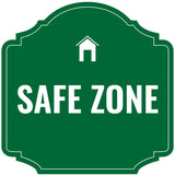 Heritage Plus Safe Zone Wall or Door Sign | Public Spaces Signage
