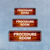 Standard Plus Procedure Room Wall or Door Sign | Office Signage