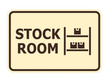 Signs ByLITA Classic Framed Stock Room Wall or Door Sign
