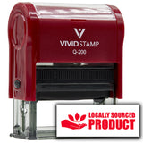 All Quality Locally Sourced Product Self-Inking Rubber Stamp